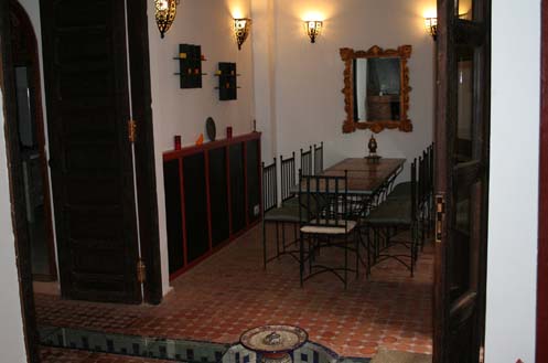 salle a manger riad meknes